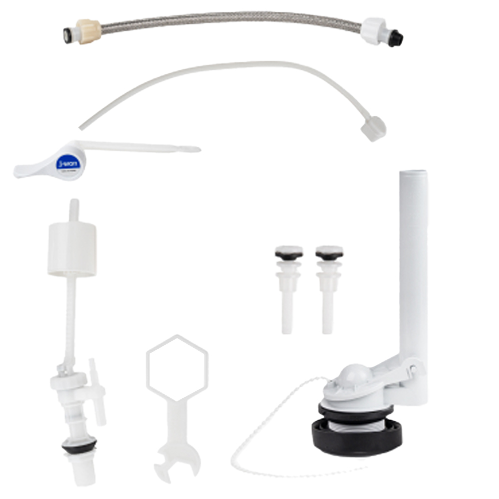 두진 바스 무소음 양변기 부속품 전면 내림 핸들용 + 조립 공구 세트, 단일색상 11,500원