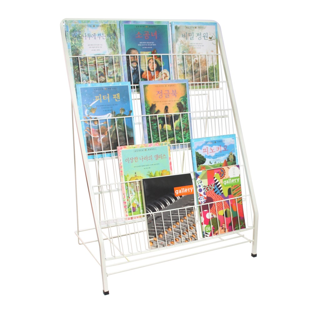 알파라이프 (유엔유몰) 철제6단책꽂이 철제꽂이 책꽂이 잡지신문꽂이, (선택3) 철제6단책꽂이(대), 6단 55,100원
