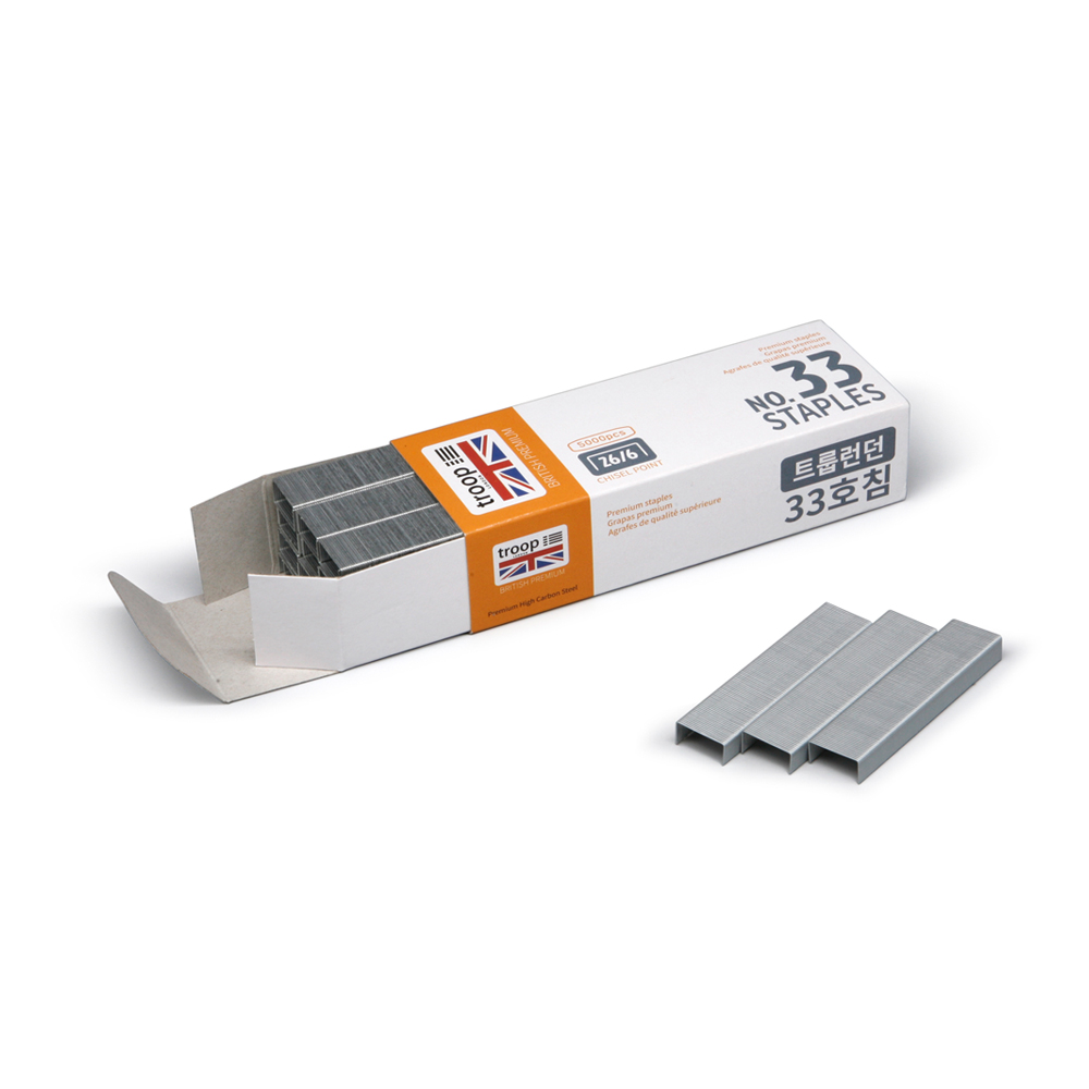 인터탑 트룹런던 스테이플러 침 5000p 어떤 스테플러든 호환가능, 2개, 33호침 6,760원