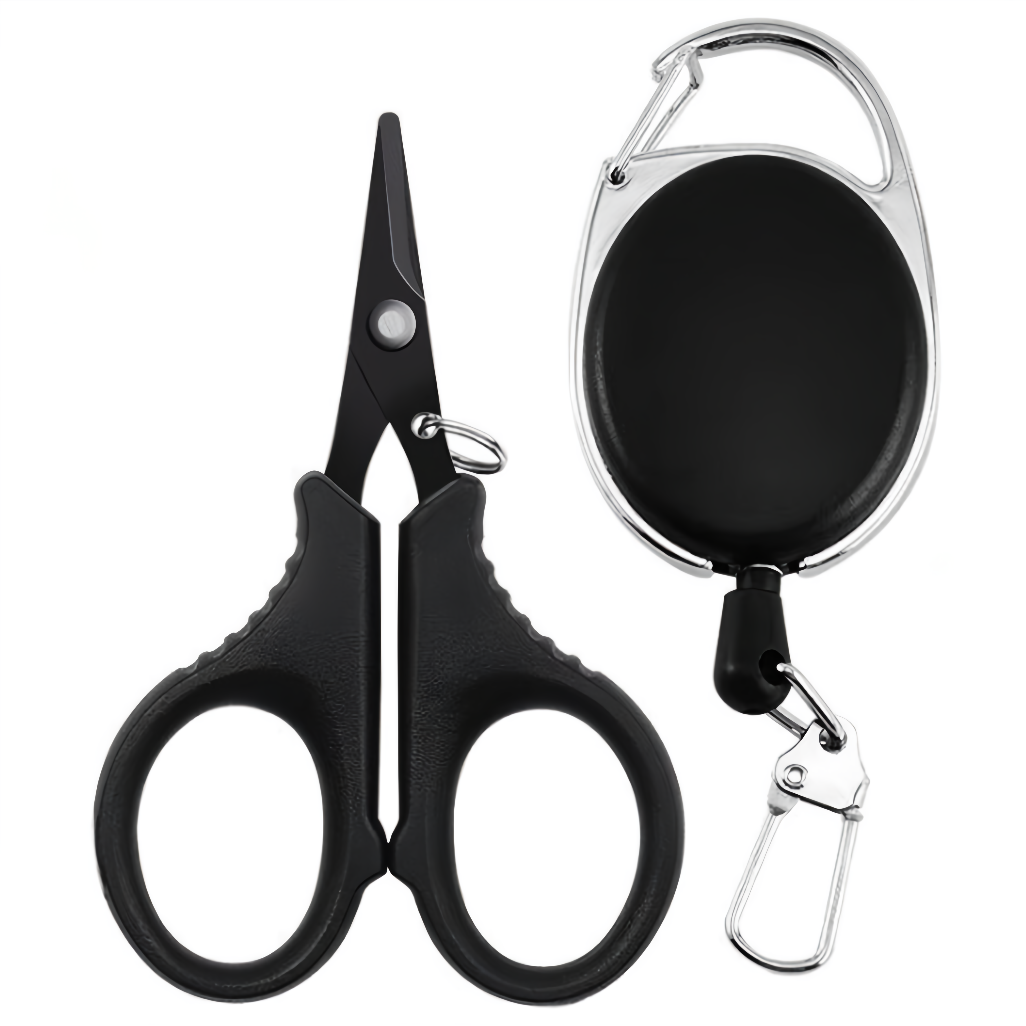 키퍼슨 티타늄 합사가위 핀온릴 세트 낚시줄 가위, 블랙, 1세트 4,850원