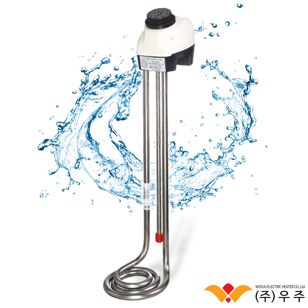 우주전열 온수히터 1.5KW 전기온수기 돼지꼬리 물 가열 44,300원