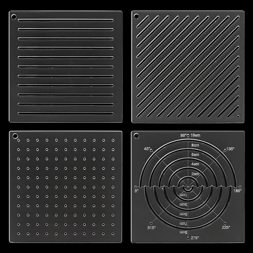 투명 아크릴 자수 도구 선 그리기 템플릿 클리어, 원형 9,880원