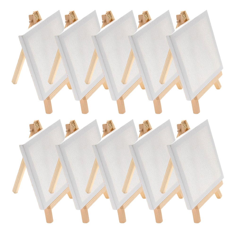 올굿리빙 미니 캔버스 이젤 세트 10X10cm, 10개, 1호 12,700원