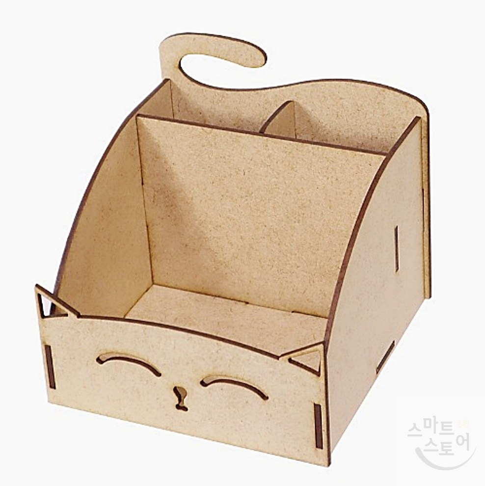 MDF 우드공예 고양이 3구연필꽂이 DIY 조립 키트 단체체험 미술공예 단체공예재료 21,800원