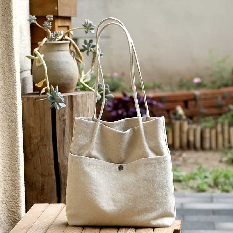 YUYIMI 여성 캔버스 에코백 숄더 토트백 32,800원