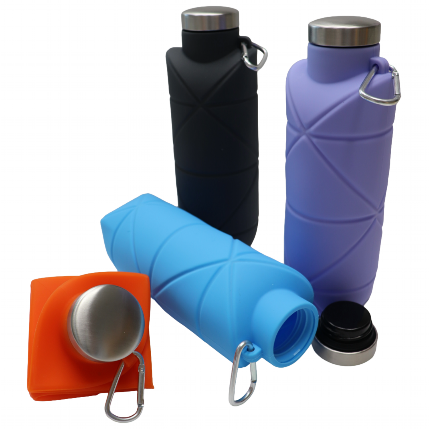 더좋은선택 접이식 휴대용 산책 등산 조깅 강아지산책 러닝 물병 물통 700ml, 1개, 700ml, 블루 16,800원