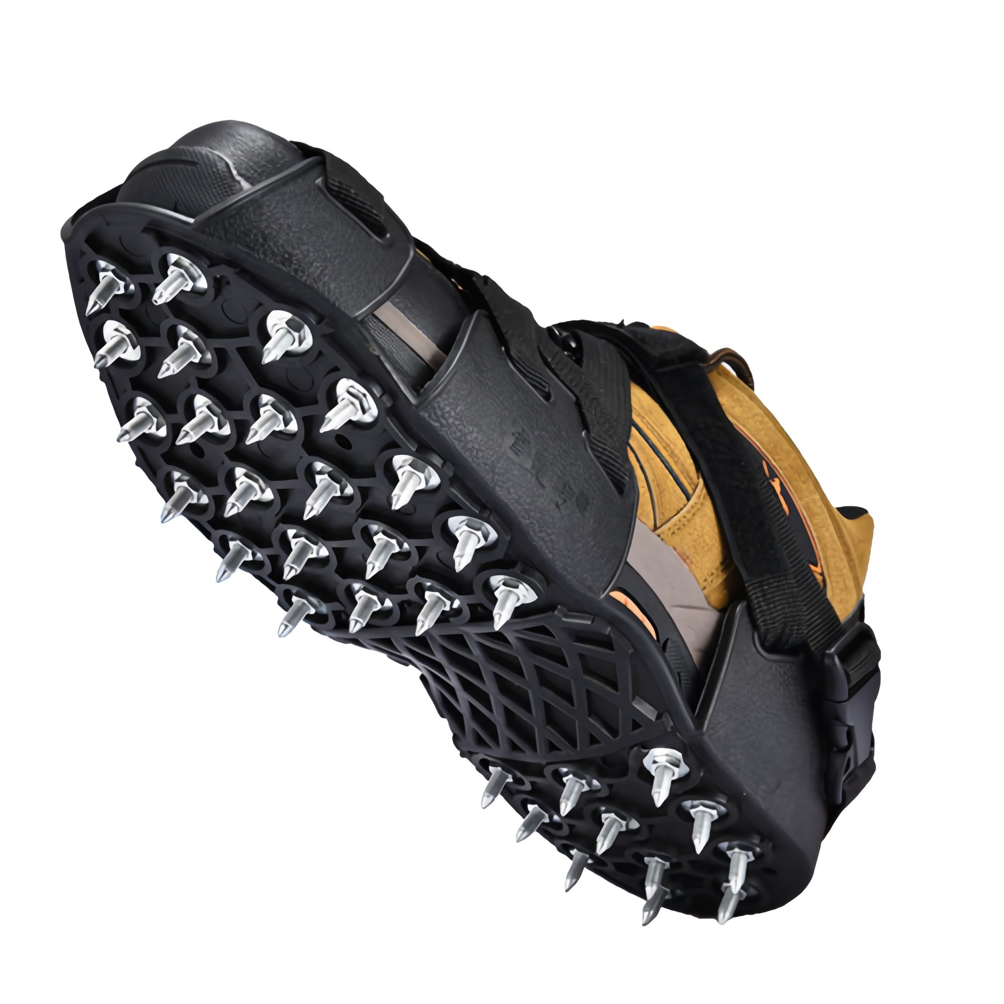 Makone 외출 등산 눈길 얼음 낚시 미끄러짐 방지 튼튼한 신발 커버 아이젠, 단일상품 33,900원