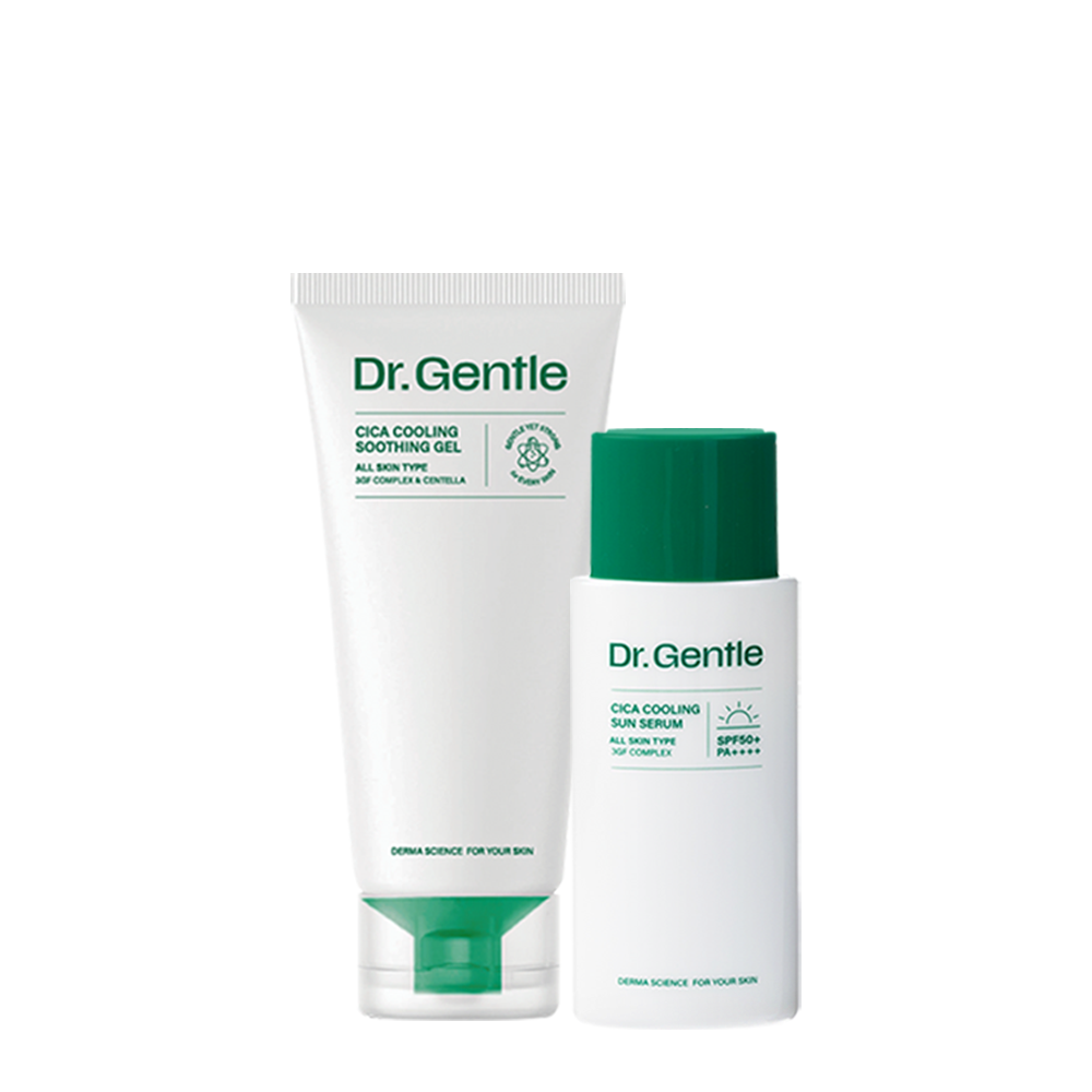 [닥터젠틀 공식]시카 쿨링 수딩젤&선세럼 세트/-5.82도 아이스케어(즉각 쿨링)/시카(병풀 진정 효과)/EGF 3중 부스팅/애프터선케어/골프&야외활동 필수템/자외선 철벽차단, 1개, 200ml 42,900원