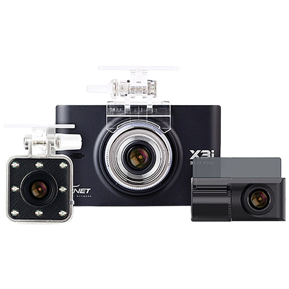 지넷시스템 X3I 32GB 3채널 FULL HD 블랙박스 [GPS+와이파이동글 포함] 219,000원