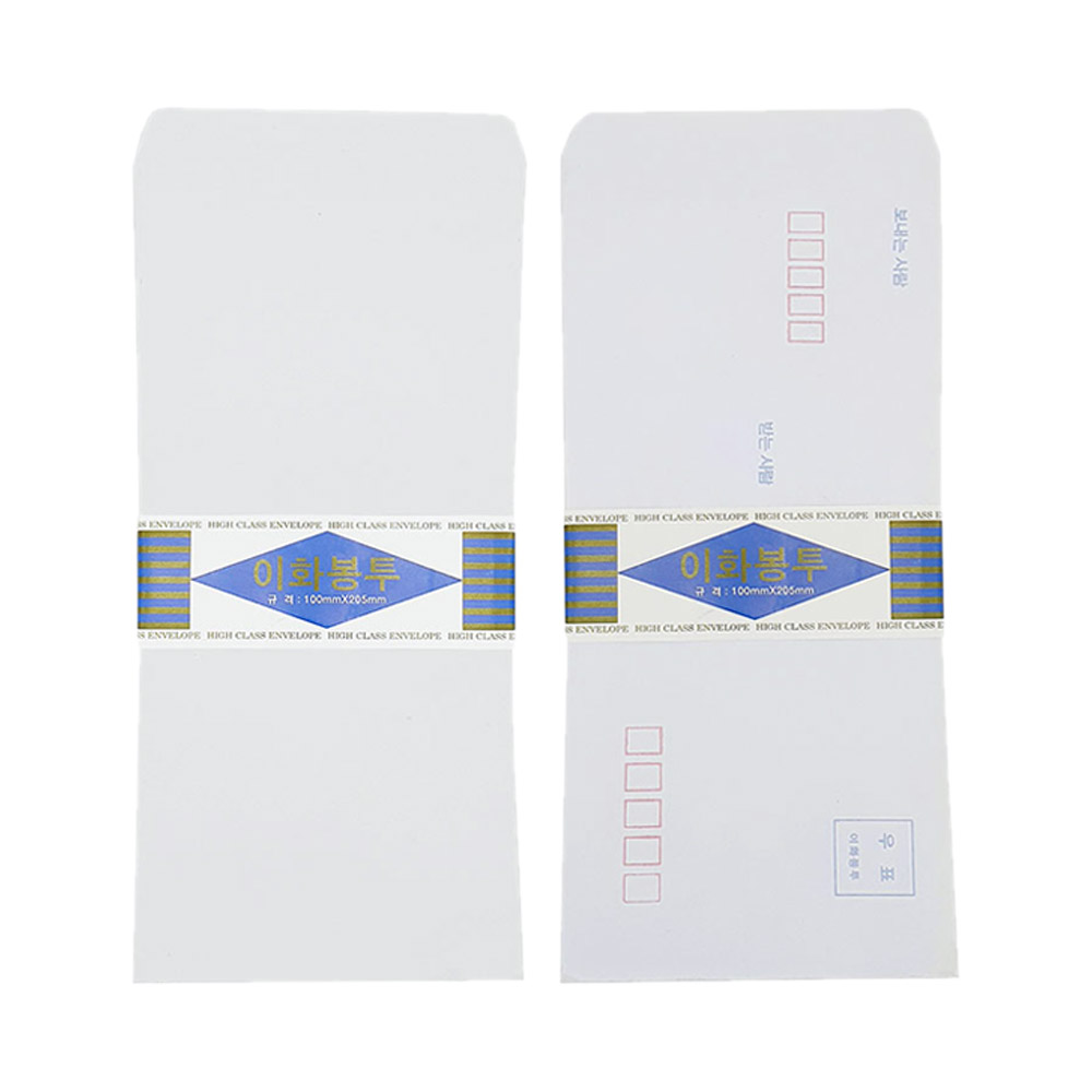 이화산업사 80g 규격봉투 100입 인쇄 유무 택1 1,550원