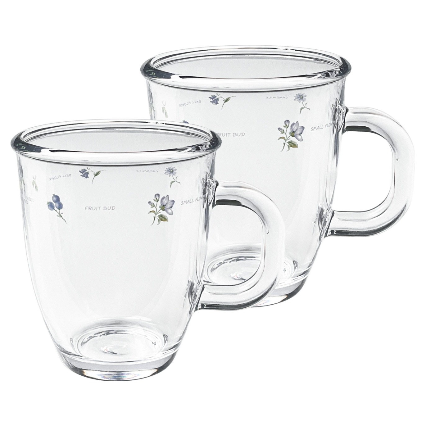 바칠레 대용량 강화유리 카모마일 글라스 머그컵 375ml 12,410원