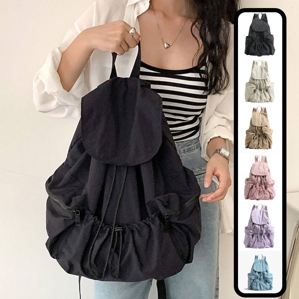 알로토 기저귀가방 백팩 초경량 대용량 방수, 블랙 25,000원