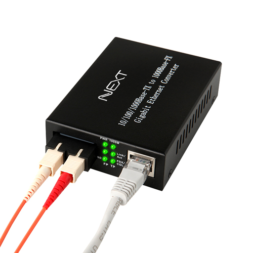 넥스트유 이더넷 UTP to 광케이블 컨버터 멀티 SC타입 NEXT-2000GSCM 40,580원