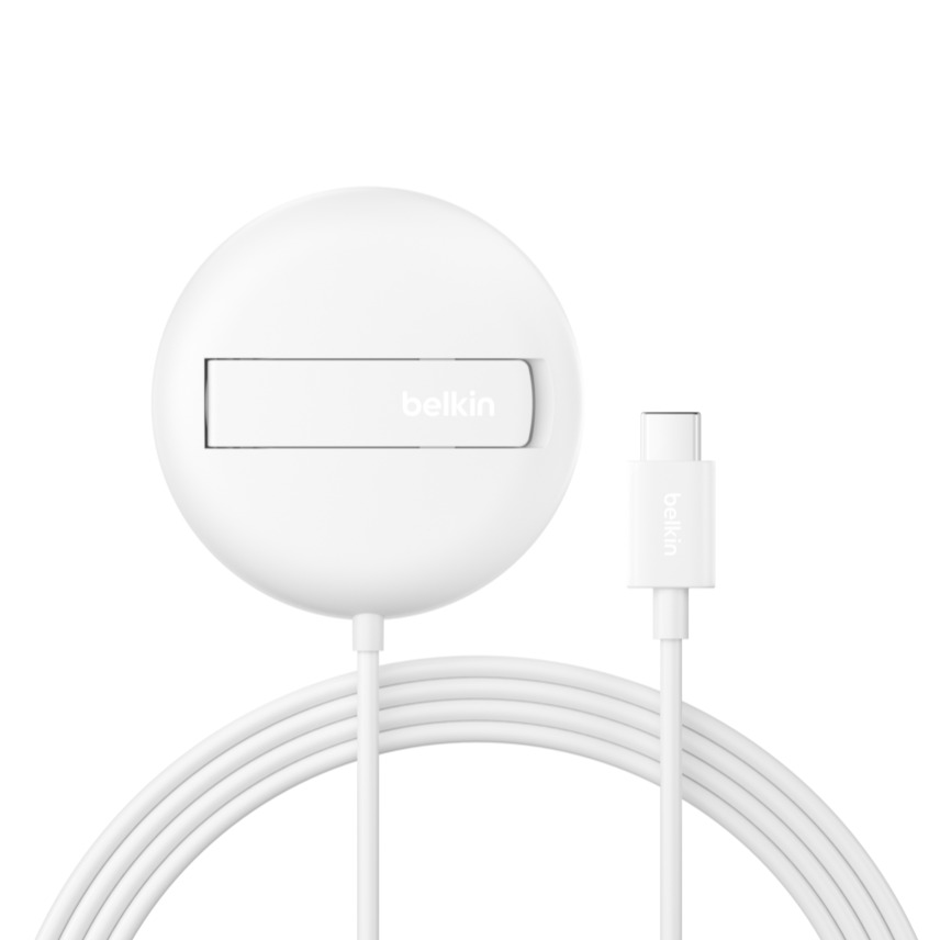 벨킨 아이폰 / 갤럭시 S25 시리즈 호환 Qi2 마그네틱 15W 고속 충전 무선 패드 케이블 2m WIA011fq, 화이트(WIA011fqWH), 1개 27,900원