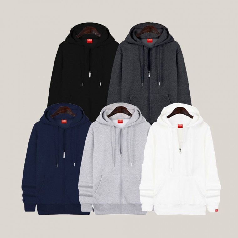 남녀공용 기모후드 순면 빅사이즈 국산 집업 베이직 69,180원