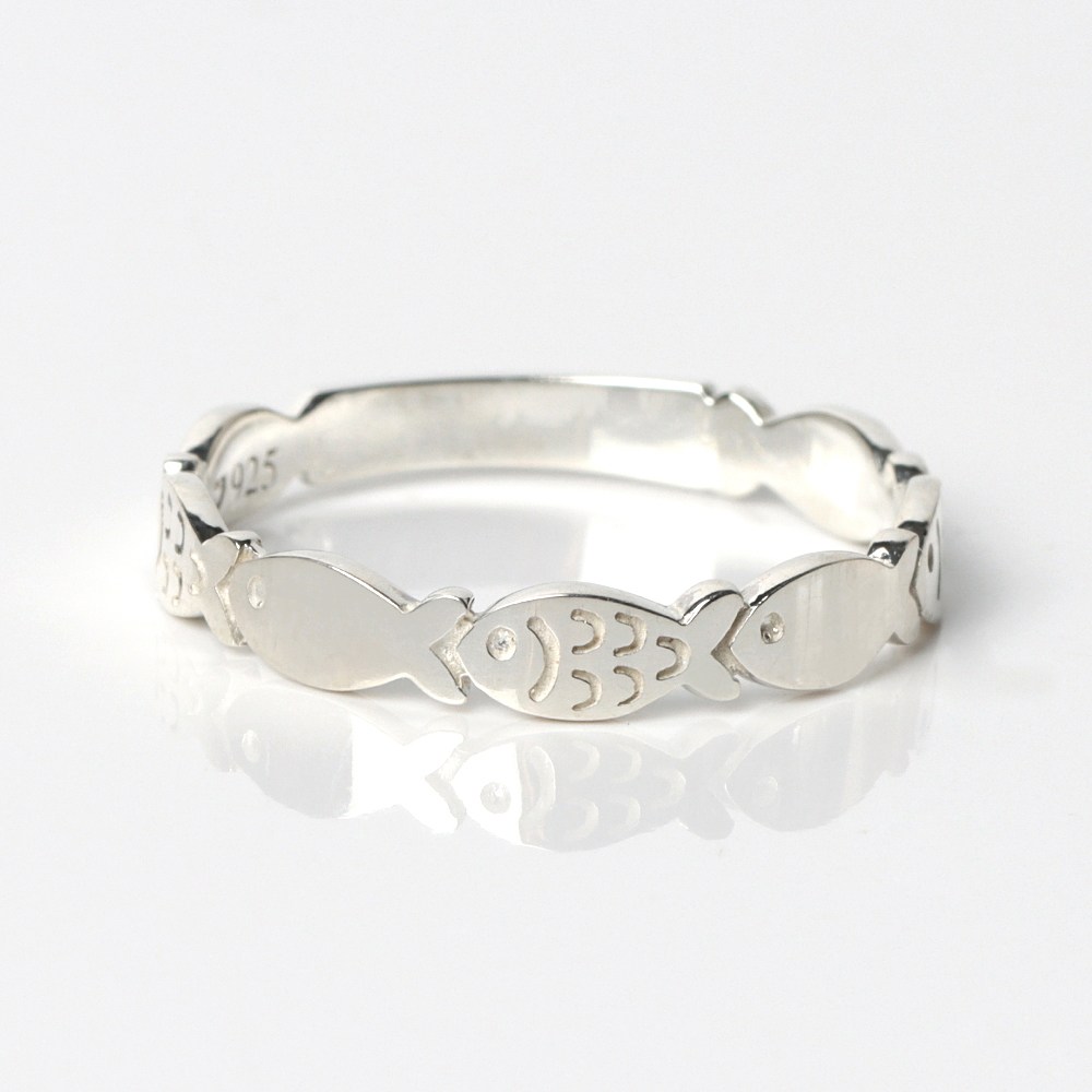 오로프 순은 925 물고기패턴 행운 재물 수능 소원 열손가락 가드링 반지 5호~23호 (S5582R) 36,100원