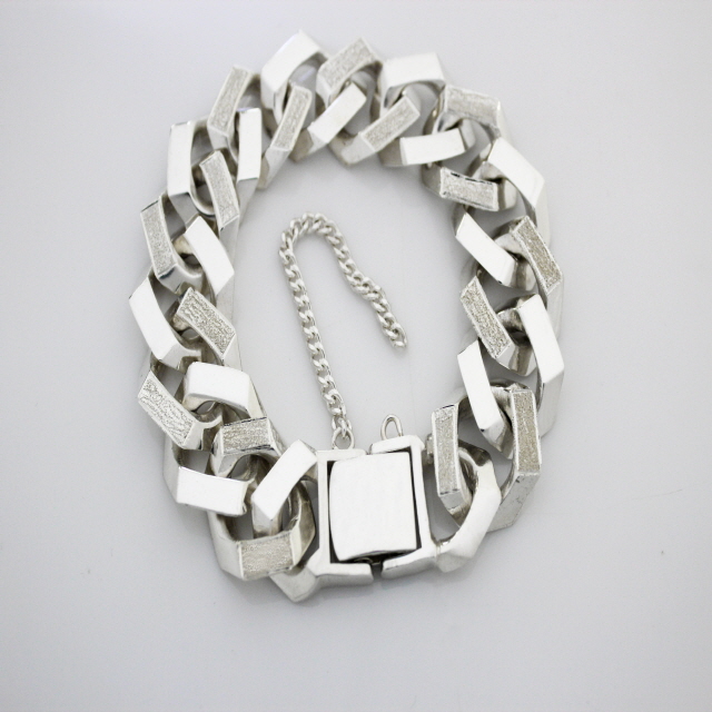 주얼리고든 실버925 25돈 팔각체인 팔찌 묵직한 남자 은팔찌 선물 1,178,000원