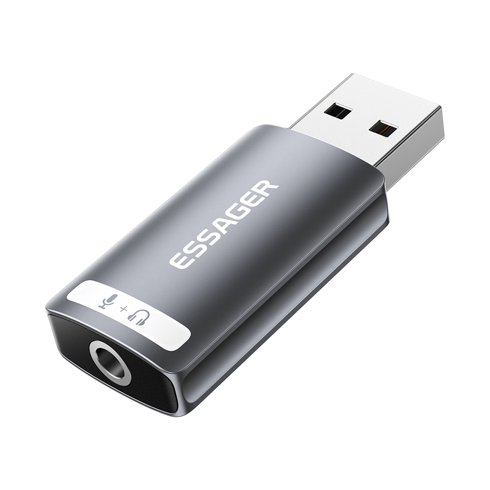 Essager USB C타입 외장형 사운드 카드 10,500원