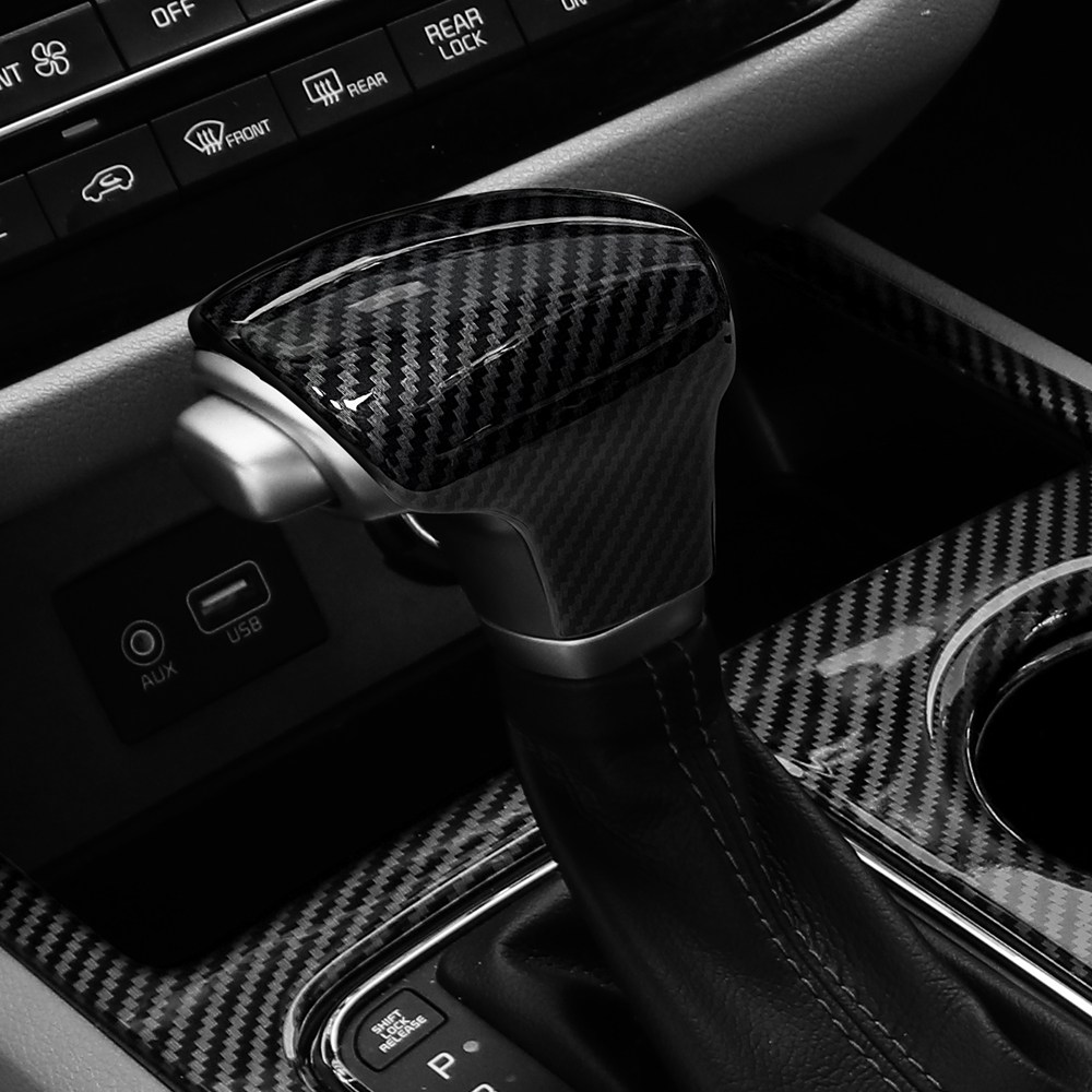 더블랙 호환 더뉴 카니발 튜닝 용품 기어봉 커버 몰딩 카본, 기어 15,500원