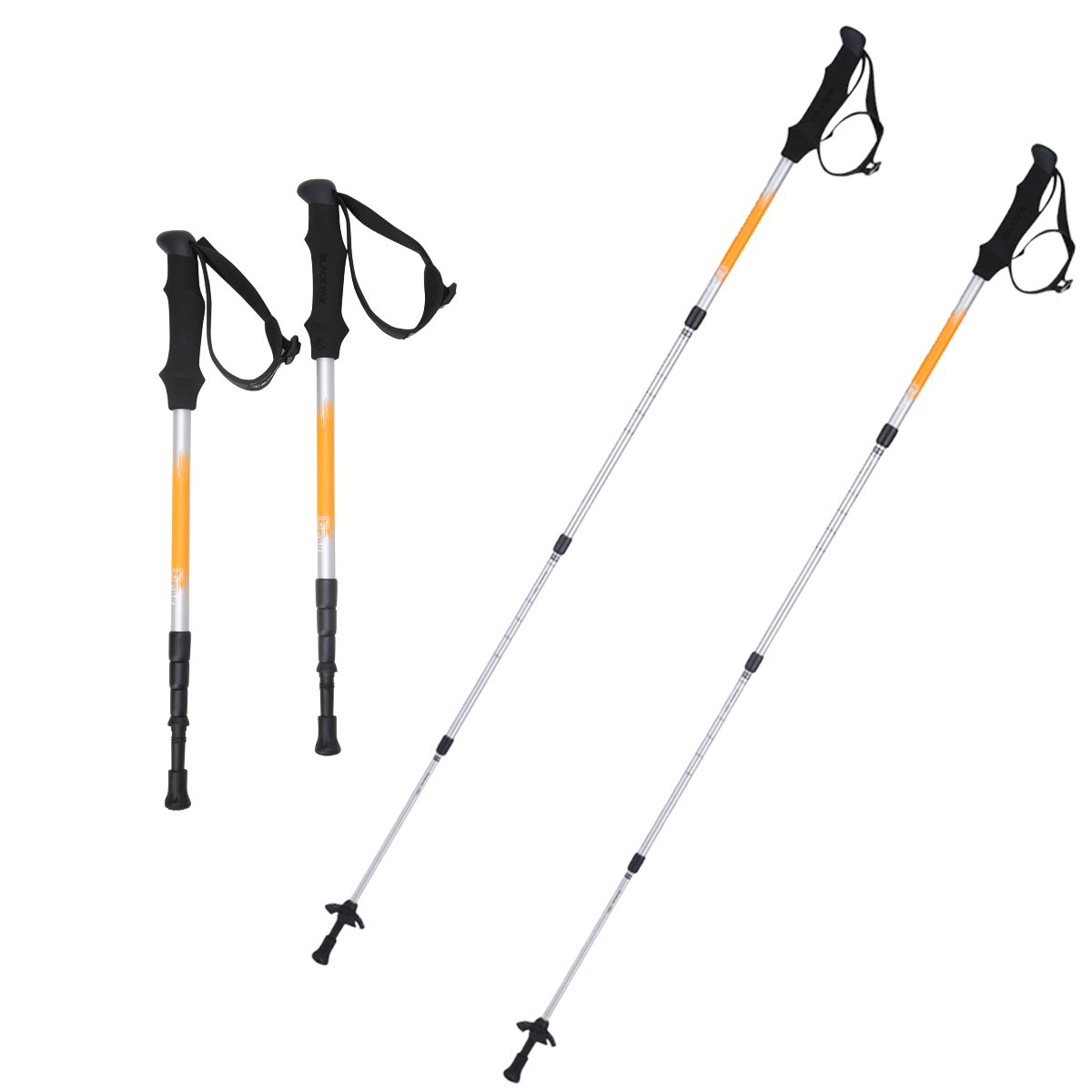 매장정품 BLACKYAK 블랙야크 26년신상 4단 듀랄루민 트레킹등산스틱 2개1세트 EVA 그립 Anti-Shock 충격흡수 2BYSTXV904 1297520 168,700원