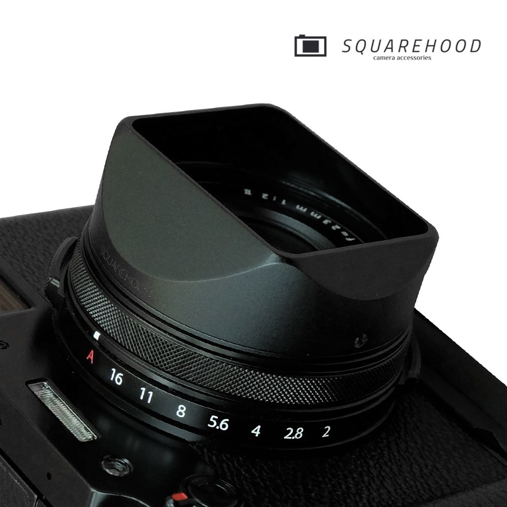스퀘어후드 MK3 후지필름 X100VI X100V 사각 렌즈 후드 MkⅢ 블랙 실버, 1개 108,900원