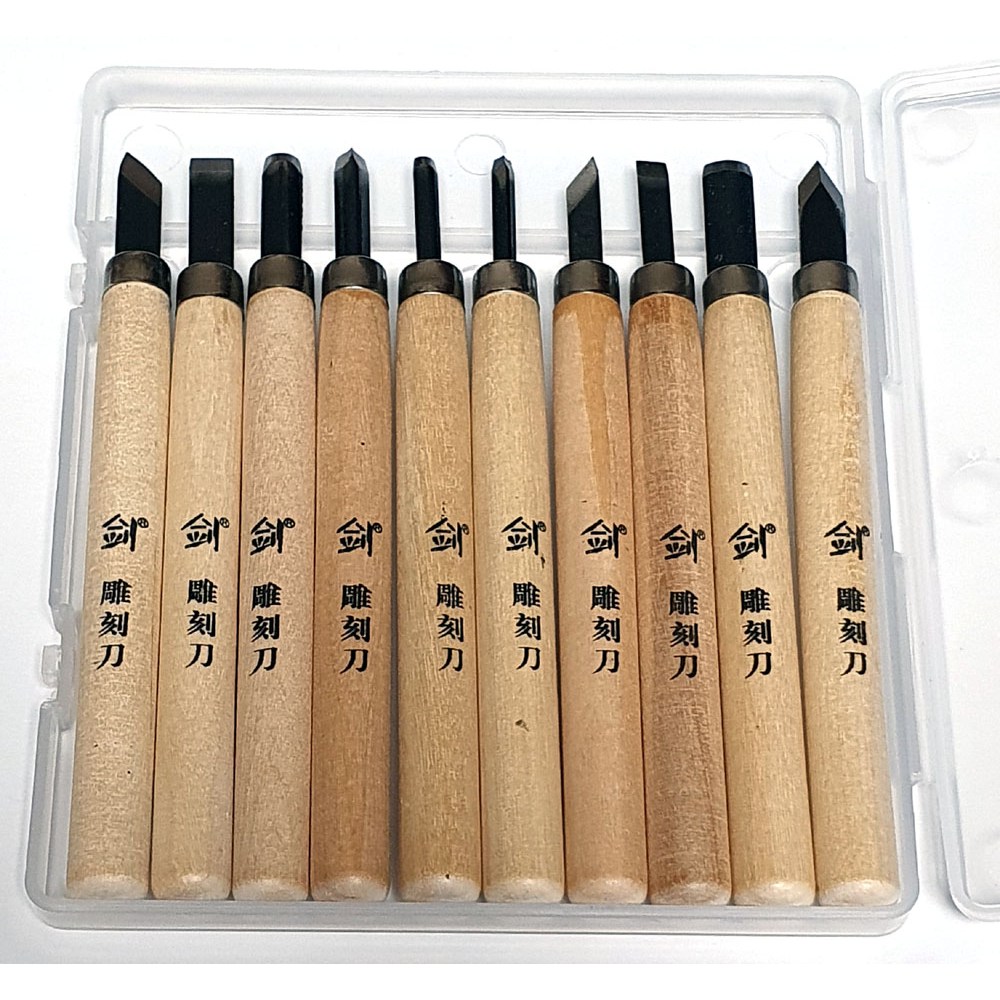 조각도 4P ~ 12P 모음/ PP케이스 4, 6, 10P 고급조각도 6, 8, 10, 12P 목공예 목판화 우드카빙 미술수업준비물 화방용품 학생 전문가용 취미 목공방 6,500원