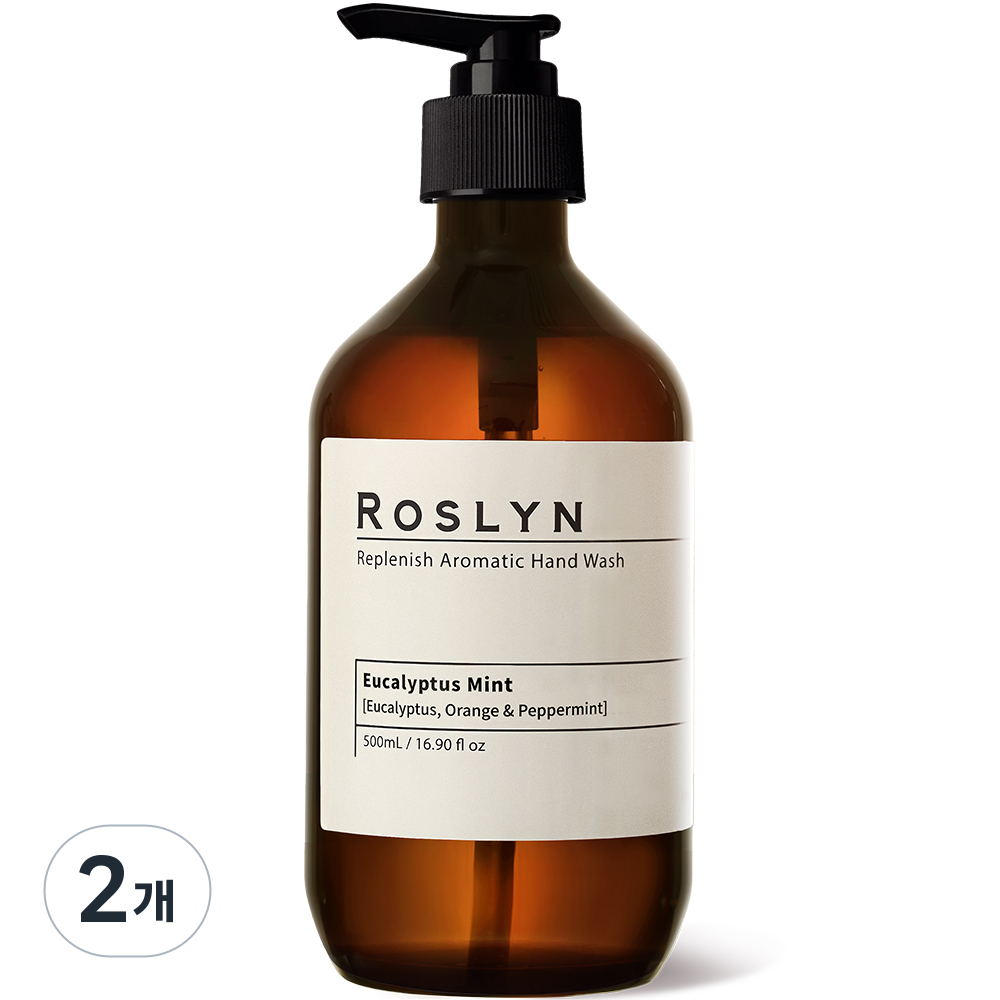 로즐린 아로마틱 핸드워시 유칼립투스민트, 500ml, 2개, 500ml 24,190원