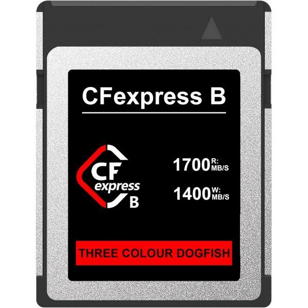 CF 메모리카드 전용 정품 익스프레스 도그피시 512GB CFexpress 타입 B 카드 최대 1700MB/s 8K 4K RAW 사진 및 비디오 니콘 캐논 파나소닉 카메라 캠코 335,100원