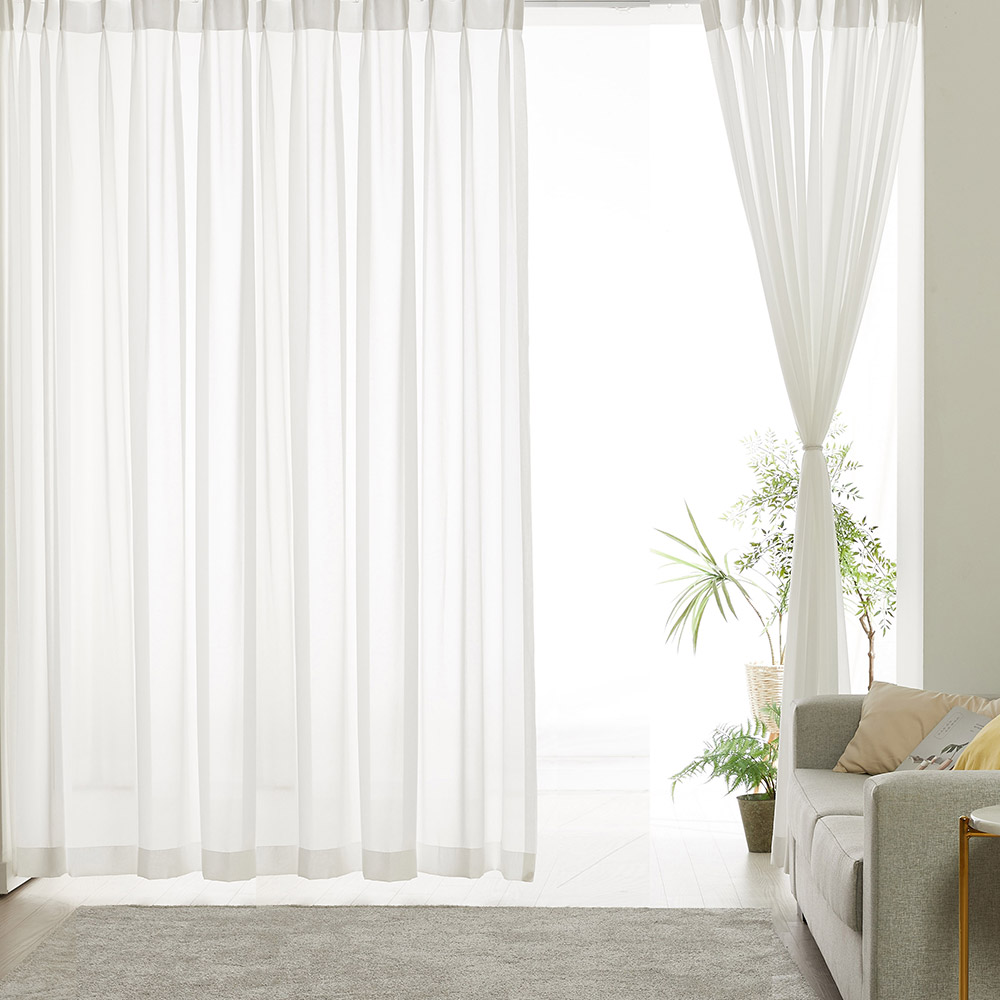 썬데코 호텔식 차르르 나비주름 쉬폰커튼 2p 66,100원