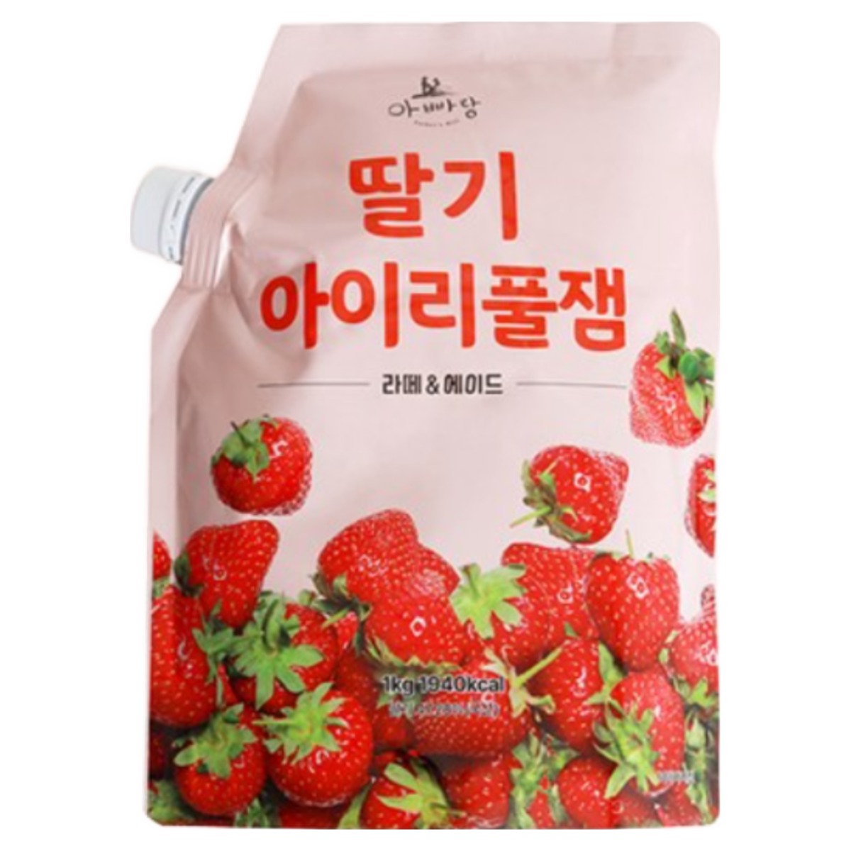 아빠랑 유기농설탕으로 만든 딸기 아이리풀잼 1kg 8,900원