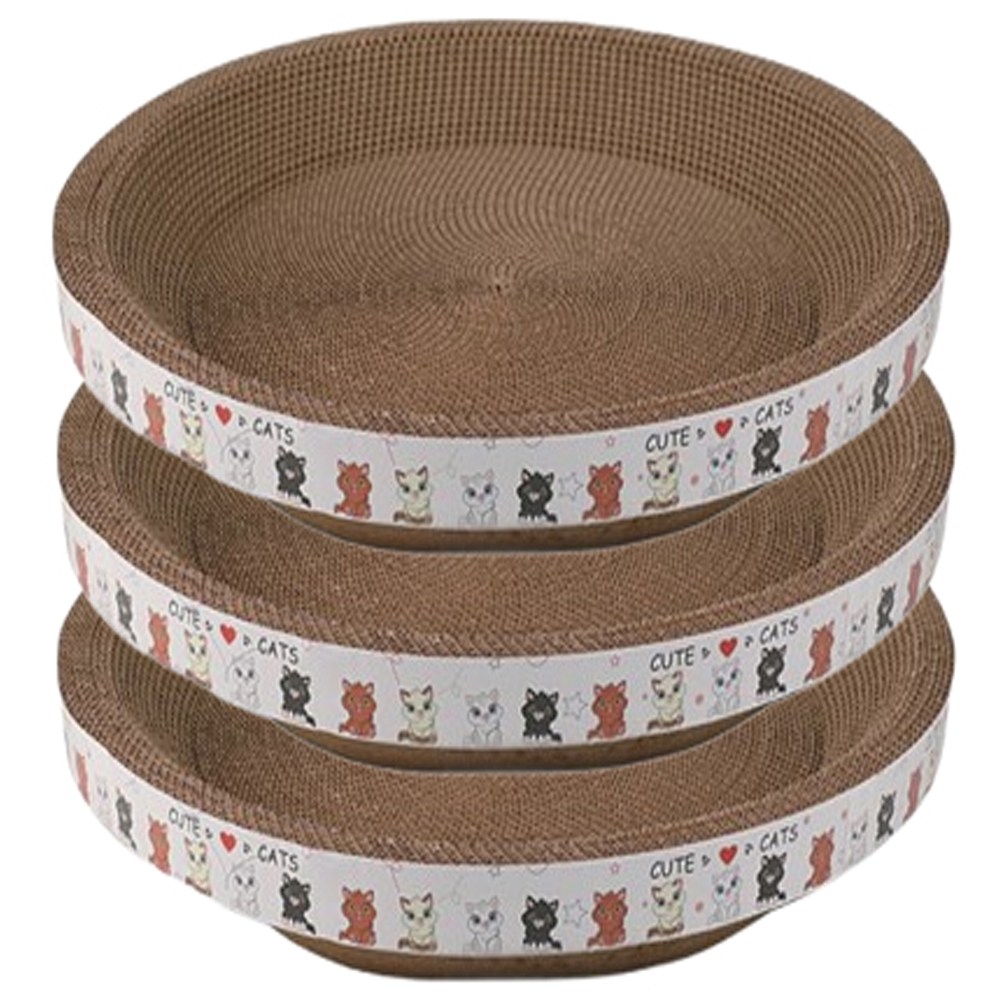 누심비 고양이 장난감 침대 해먹 하우스 박스 침대 쇼파 50cm, 원형 스크래쳐, 3개 15,900원