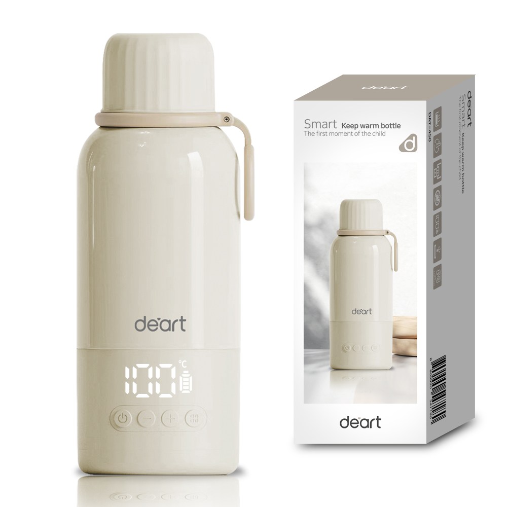 데아트 100도 가열텀블러 배터리분리 500ml 휴대용 무선 분유포트, DAT-450 129,000원
