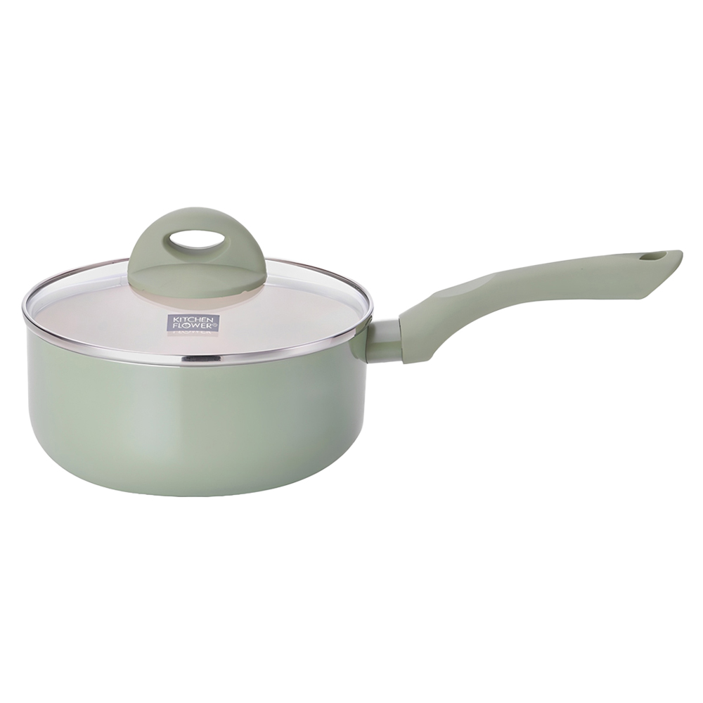 쿠킨 키친플라워 IH인덕션 칼라냄비 편수 16,600원