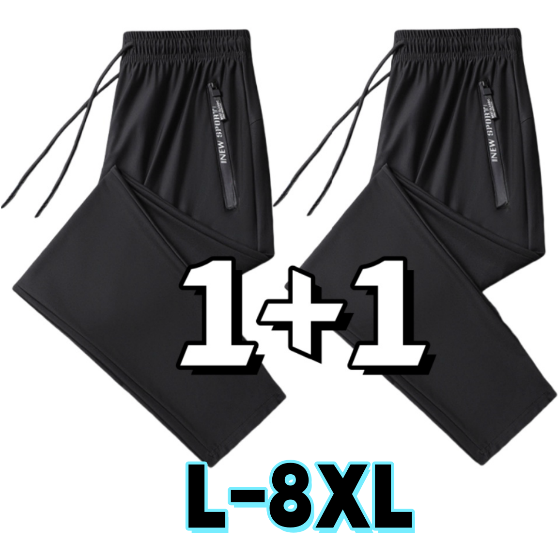 Sevenmoon 1+1 여름 남성 냉감바지  스판 밴딩 시원한 아이스 슬랙스 빅사이즈 13,880원