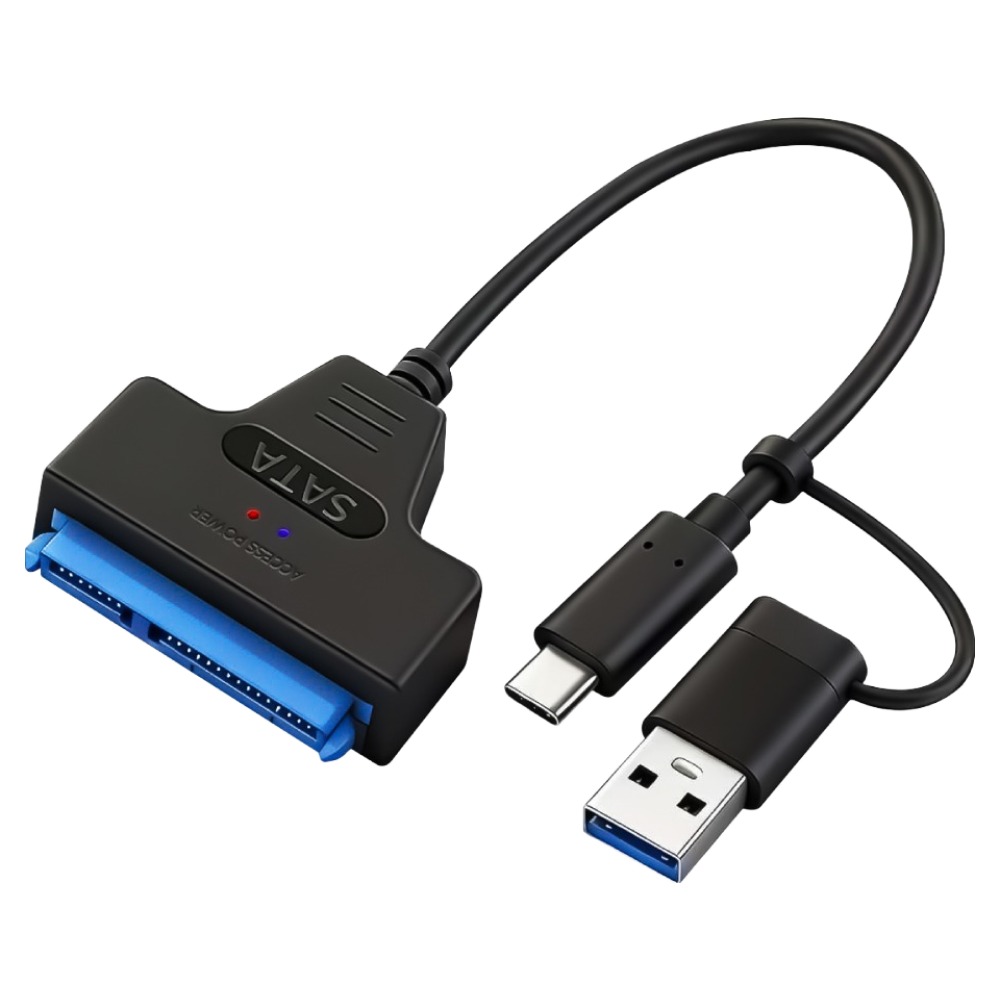 인네트워크 2.5인치 SSD/HDD지원 USB3.0 A 앤 C타입 to SATA 듀얼 컨버터 IN-STY3025, 1개 6,850원