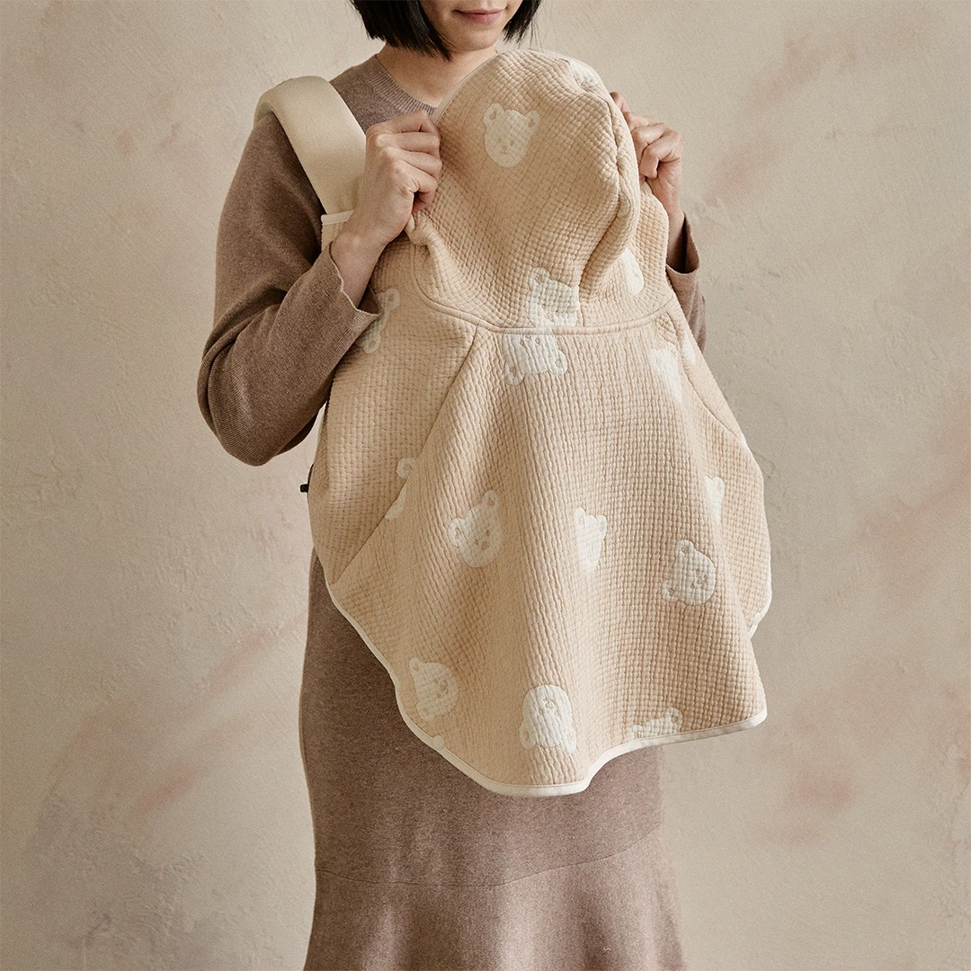 돗투돗 돗꼼 양면 쟈가드 사계절 망토블랭킷 0~36개월 FREE SIZE, 베이지 36,900원