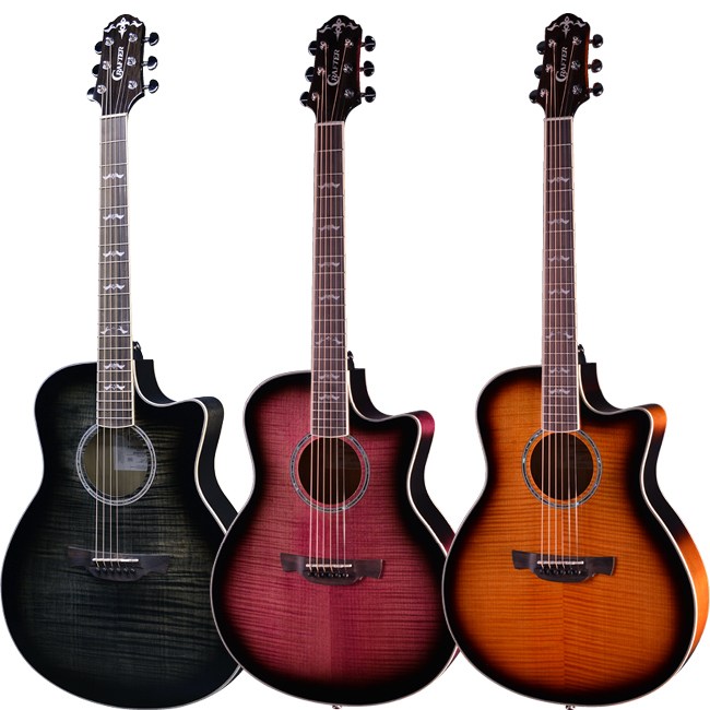 크래프터 노블 NOBLE 3가지색상 소리좋은 통기타 EQ튜너장착 스몰점보 컷어웨이 앰프기타 425,000원