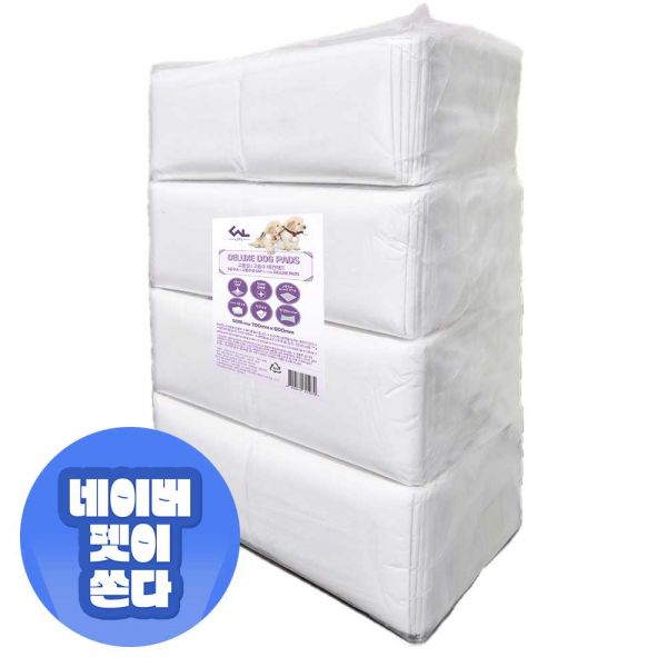 CNL 배변패드 대형 45g 50매x4팩 200매 애견 강아지패드 40,000원