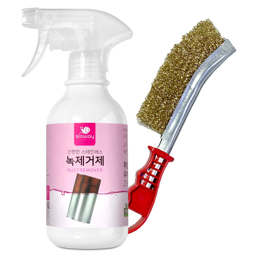 금속 스텐 녹제거제 300ml + 나이프형 와이어 브러쉬 16,400원