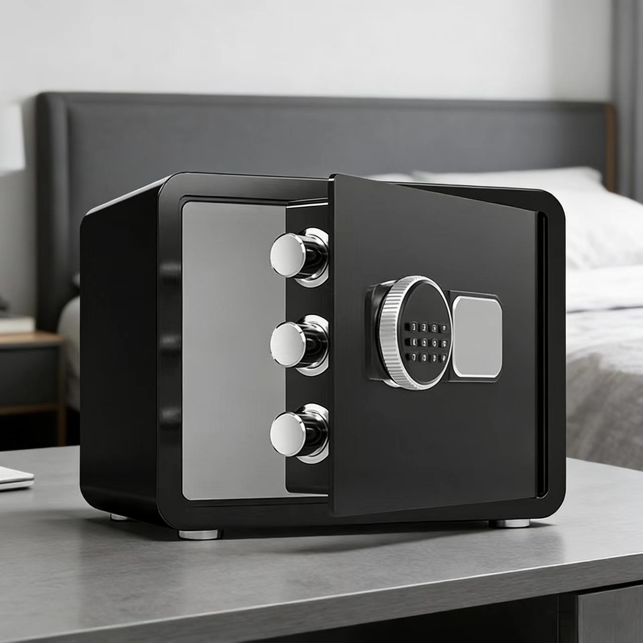 가정용 미니 금고 비밀번호 20CM 스마트 디지털 안전금고 사무용금고 다기능 소형 금고 안전 경보기 66,800원