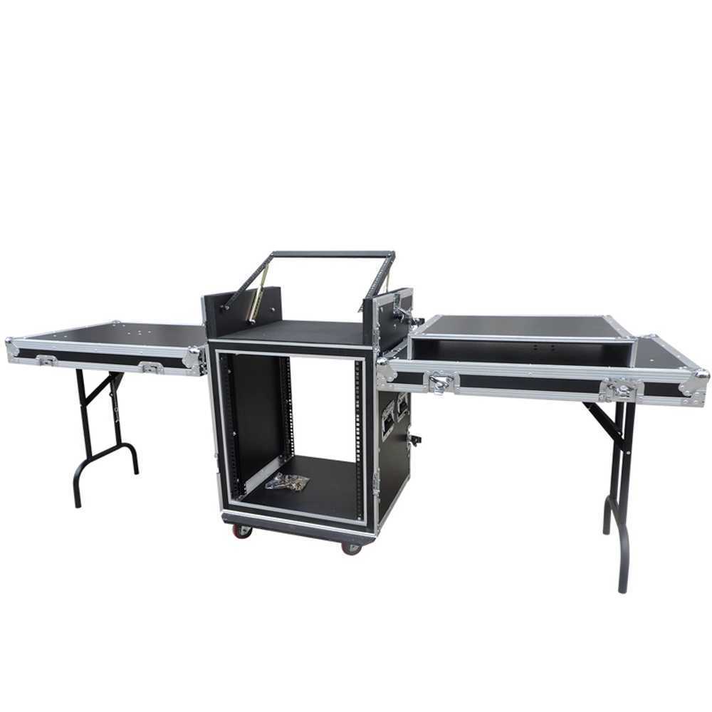 앰프 캐리어 음향장비 책상 트롤리 방송 12U 16U 작업대, 16u 이중층 3도어 좌우 작업대 리프팅, 1개 268,300원