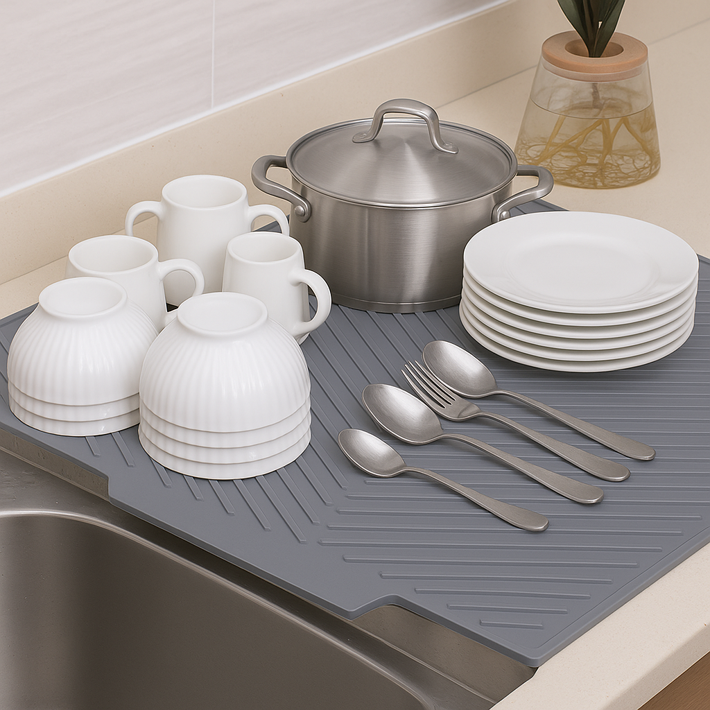 탐나다 설거지 끝판왕 실리콘 식기건조 매트 13,600원