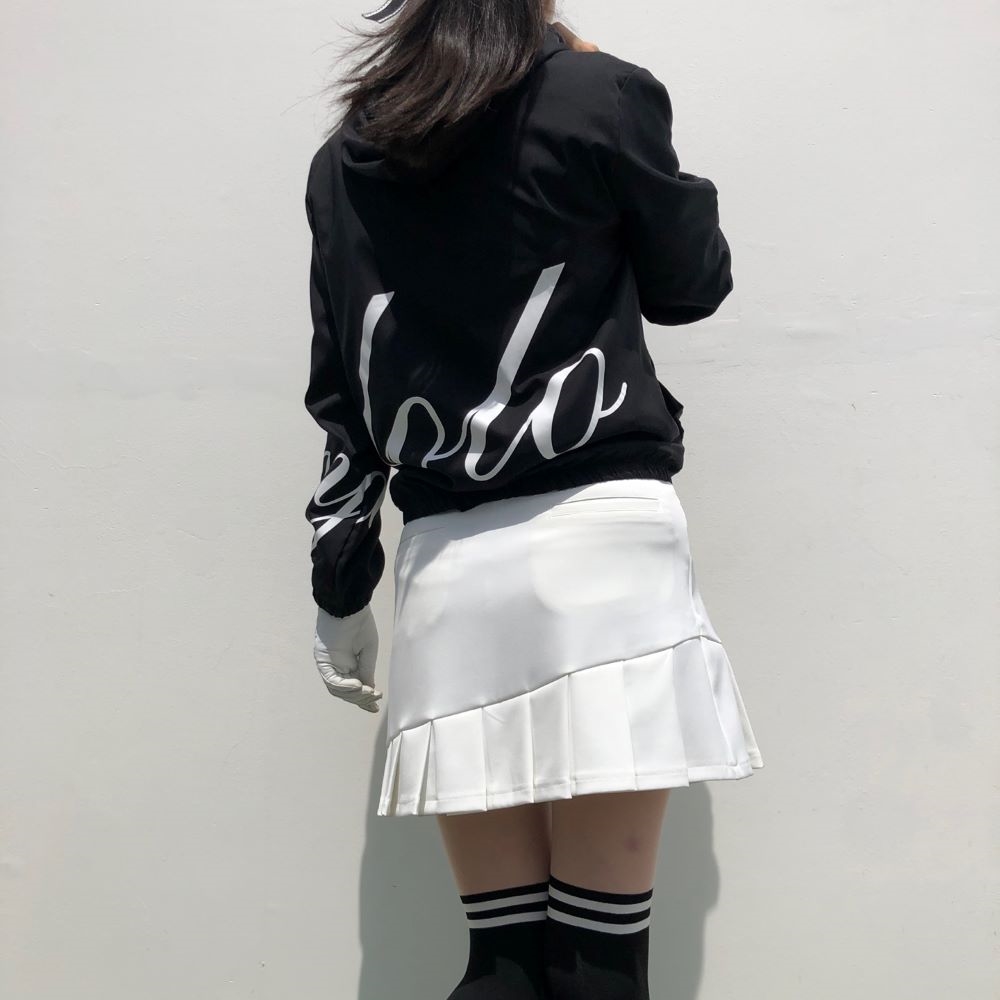 로로얼로이 아트레터링 후드 여성골프점퍼 바람막이 골프 가을 봄 골프웨어 43,800원