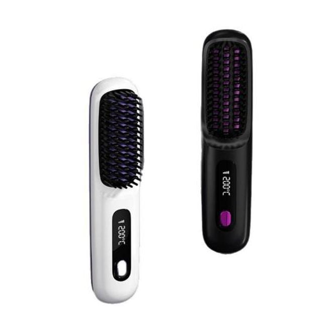 LND(당일출고) 무선 매직 헤어빗 고데기 빗고데기 꼬리빗 집게 파우치포함 풀세트 브러쉬 휴대용 여행 헤어 19,880원