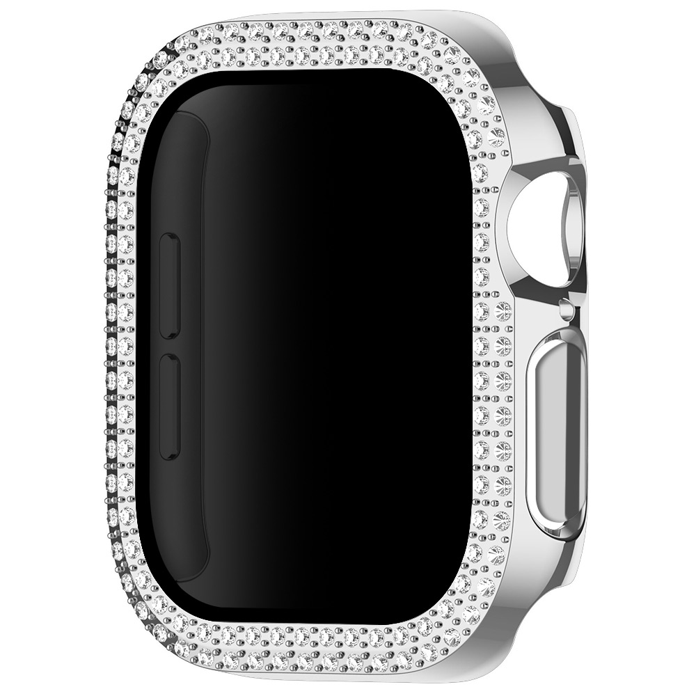 더조은셀러 여성용 큐빅 샤이닝 프라이버시 사생활 보호 강화유리 케이스 애플워치 호환 12,400원
