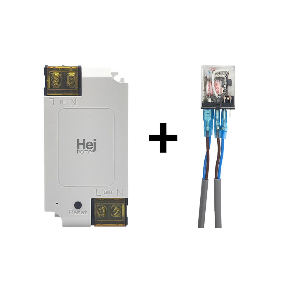 스마트폰으로 자동문 원격제어 (스마트 릴레이 컨트롤러 + 220V 릴레이) 세트 44,000원