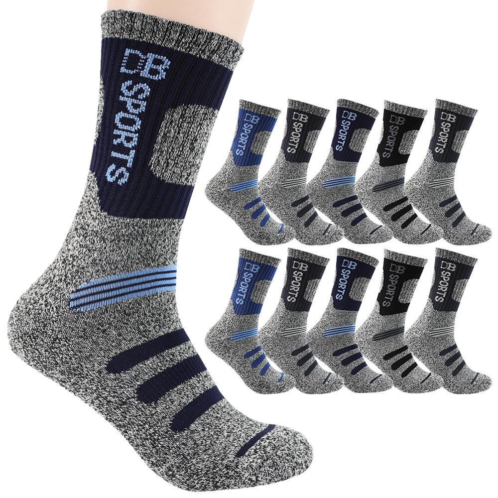 두발로 남성용 2중 파일 등산 양말 10켤레, 랜덤 발송 13,620원