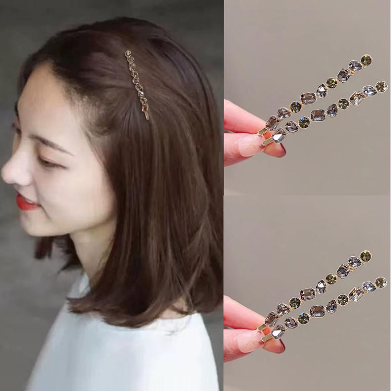 ZMBIRD 4PCS 블링 큐빅 옆머리 앞머리 실핀 N877 9,900원