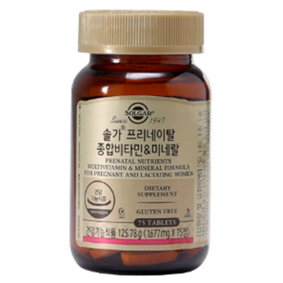 솔가 프리네이탈 종합비타민 & 미네랄 125.78g 102,220원