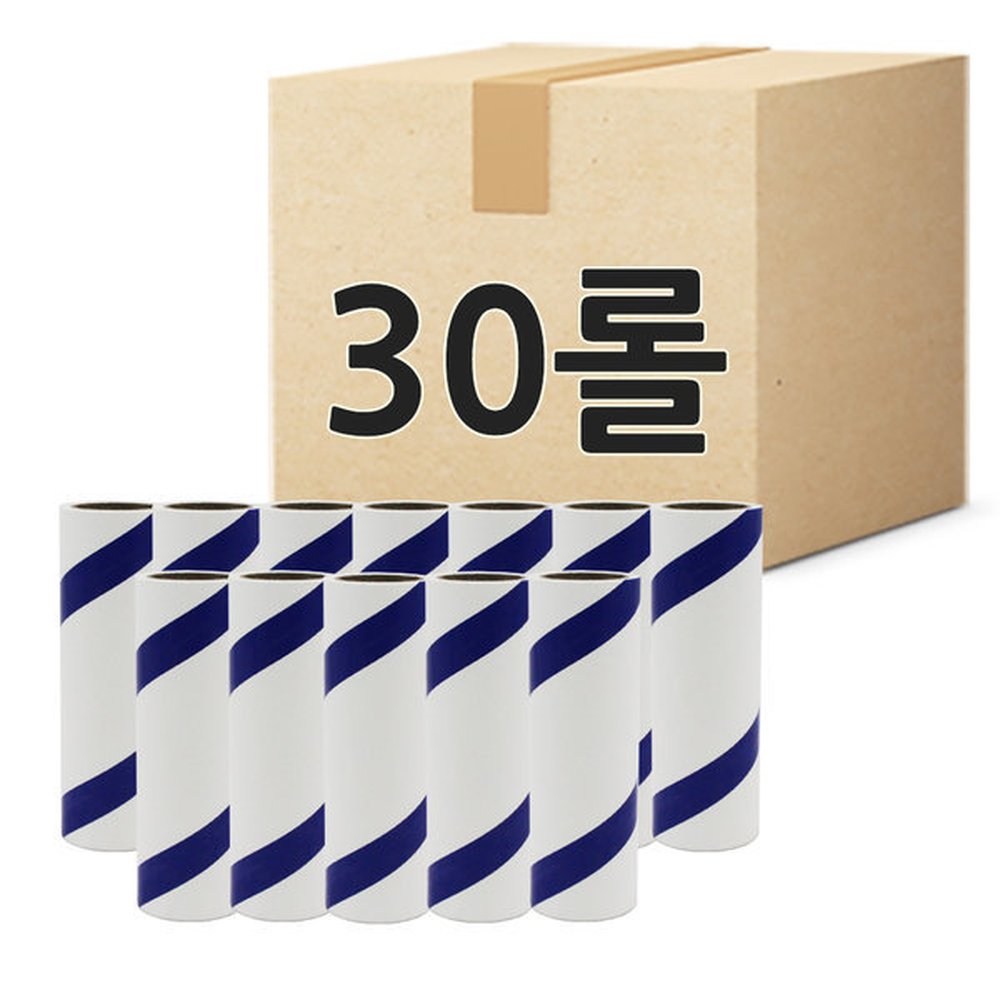 명강산업 사선컷팅 테이프크리너 대용량리필 90회30롤, 30개 43,970원